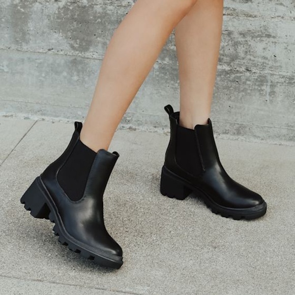 Lulus Waylen Black Ankle Boots - Size 10 - Picture 1 of 2
